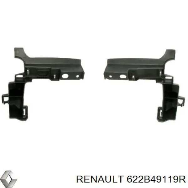 622B49119R Renault (RVI) Soporte de parachoques delantero