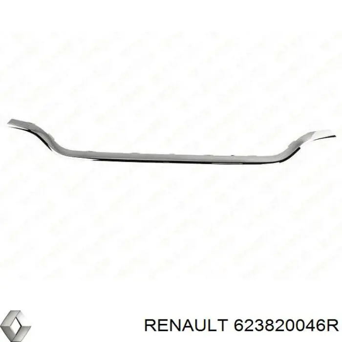 623820046R Renault (RVI) moldura de rejilla de radiador inferior