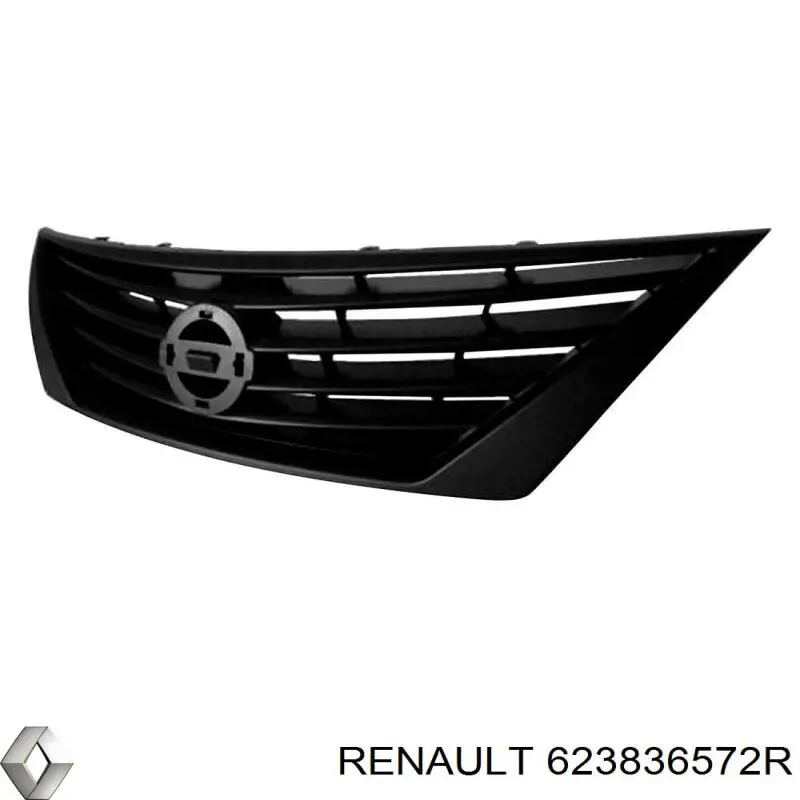 Moldura superior de la parrilla del radiador Renault (RVI) 623836572R precio, desde 46,46 EUR