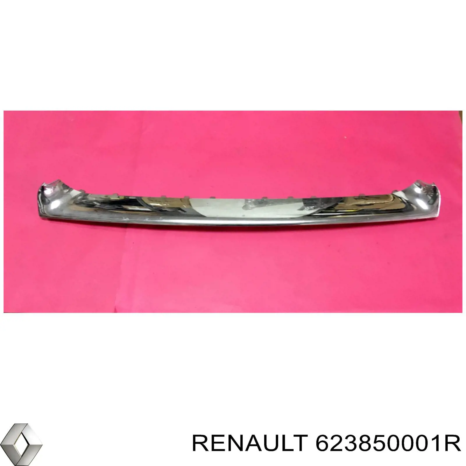 623850001R Renault (RVI) moldura de rejilla de radiador inferior