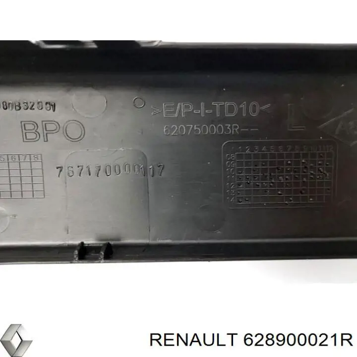 Emblema de capó 628900021R Renault (RVI)