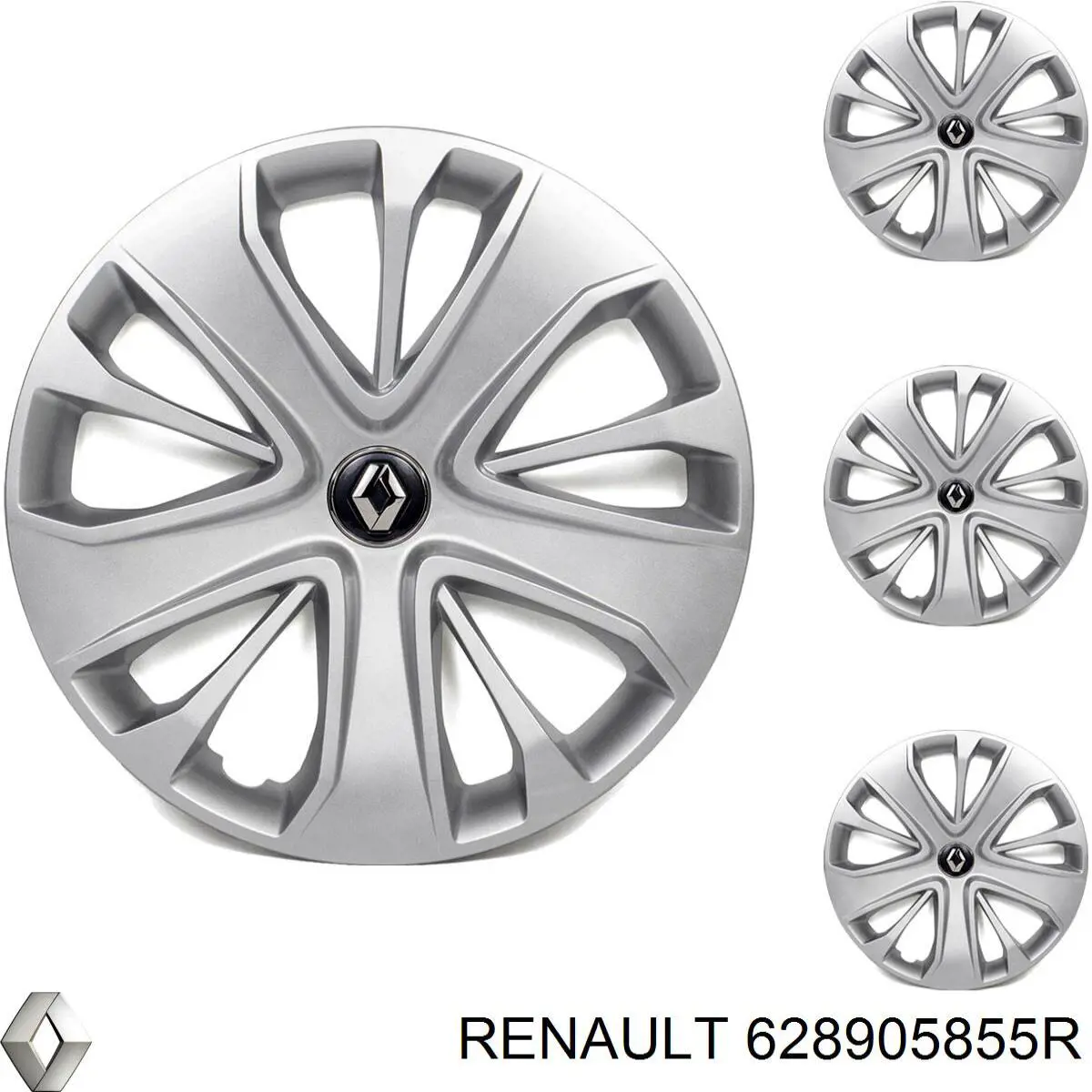 Comprar 628905855R Renault (RVI) Emblema de la parrilla del radiador