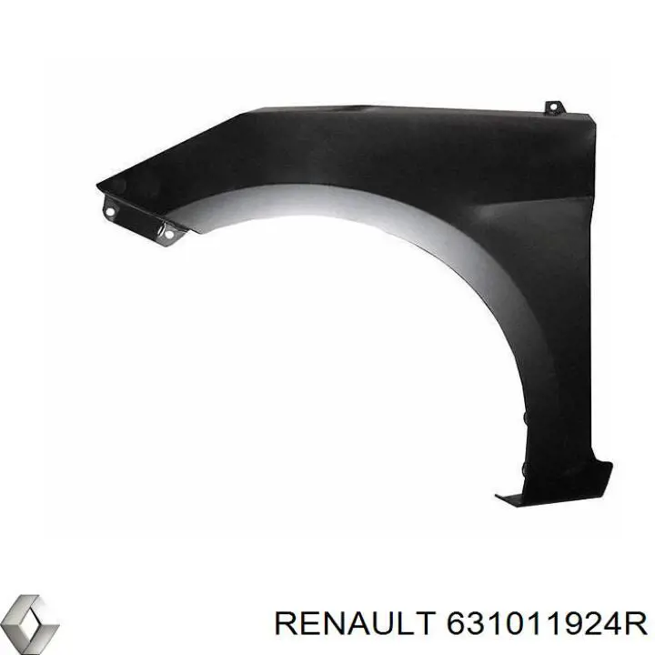 631011924R Renault (RVI) guardabarros delantero izquierdo