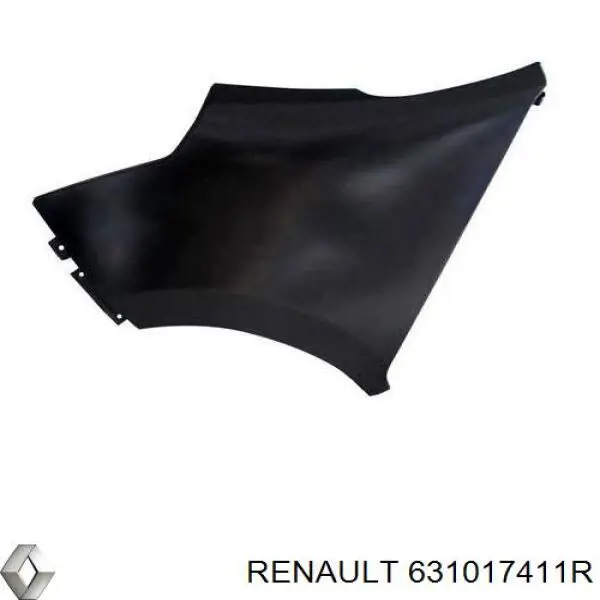 631017411R Renault (RVI) guardabarros delantero izquierdo