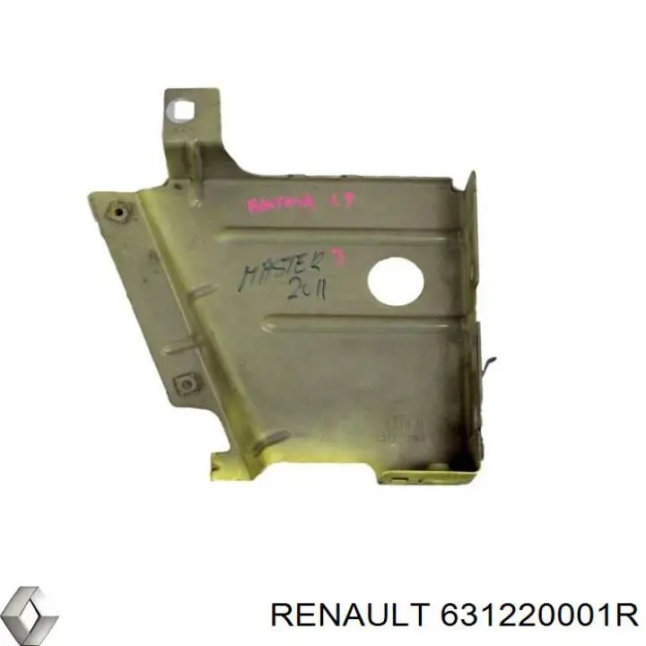 631220001R Renault (RVI) soporte para guardabarros delantero, izquierdo superior