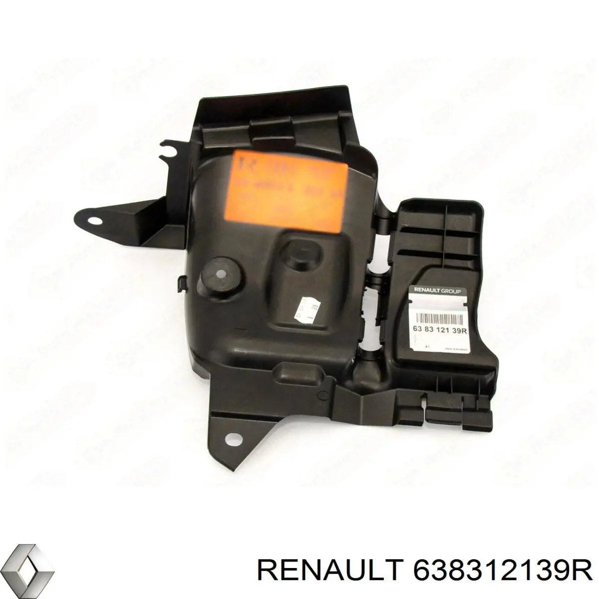 638312139R Renault (RVI) guardabarros interior, aleta delantera, izquierdo delantero