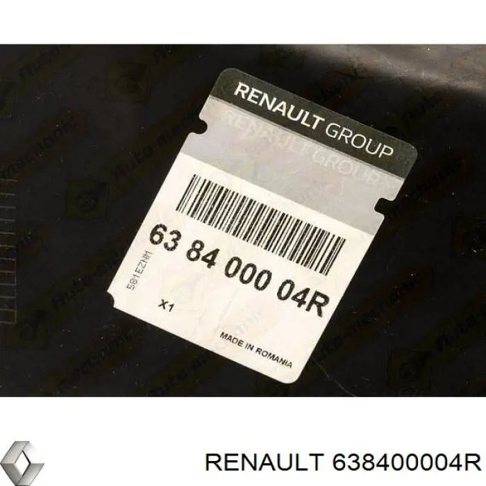 Comprar 638400004R Renault (RVI) Paso de rueda delantero derecho