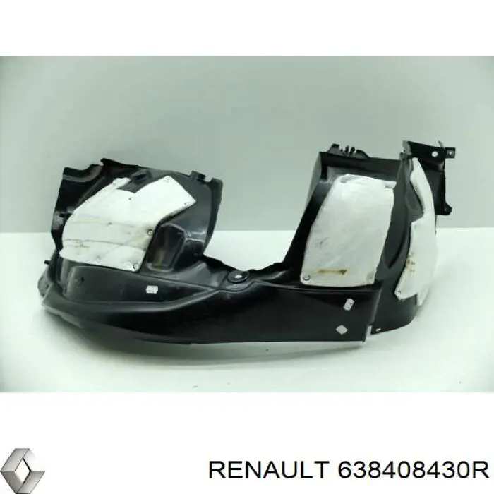 638408430R Renault (RVI) guardabarros interior, aleta delantera, derecho