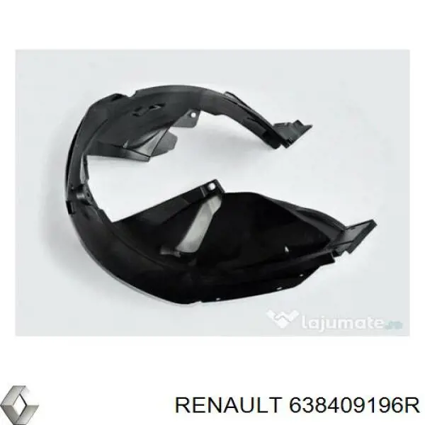Guardabarros interior derecho, aleta delantera Renault (RVI) 638409196R precio, desde 55,90 EUR