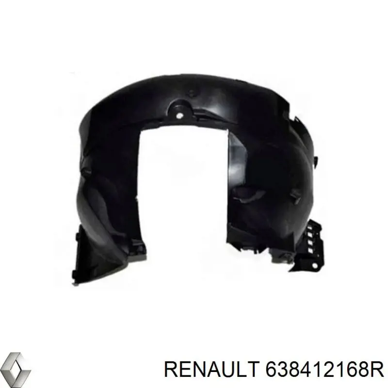 Guardalodos interior izquierdo, guardafango delantero Renault (RVI) 638412168R precio, desde 30,67 EUR