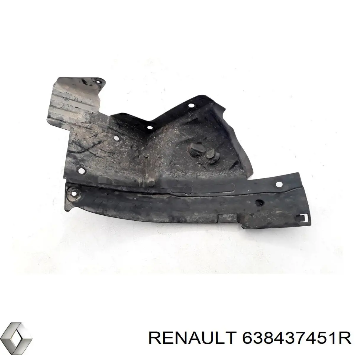 638438990R Renault (RVI) Paso de rueda delantero izquierdo trasero