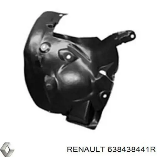 638438441R Renault (RVI) Paso de rueda delantero izquierdo trasero