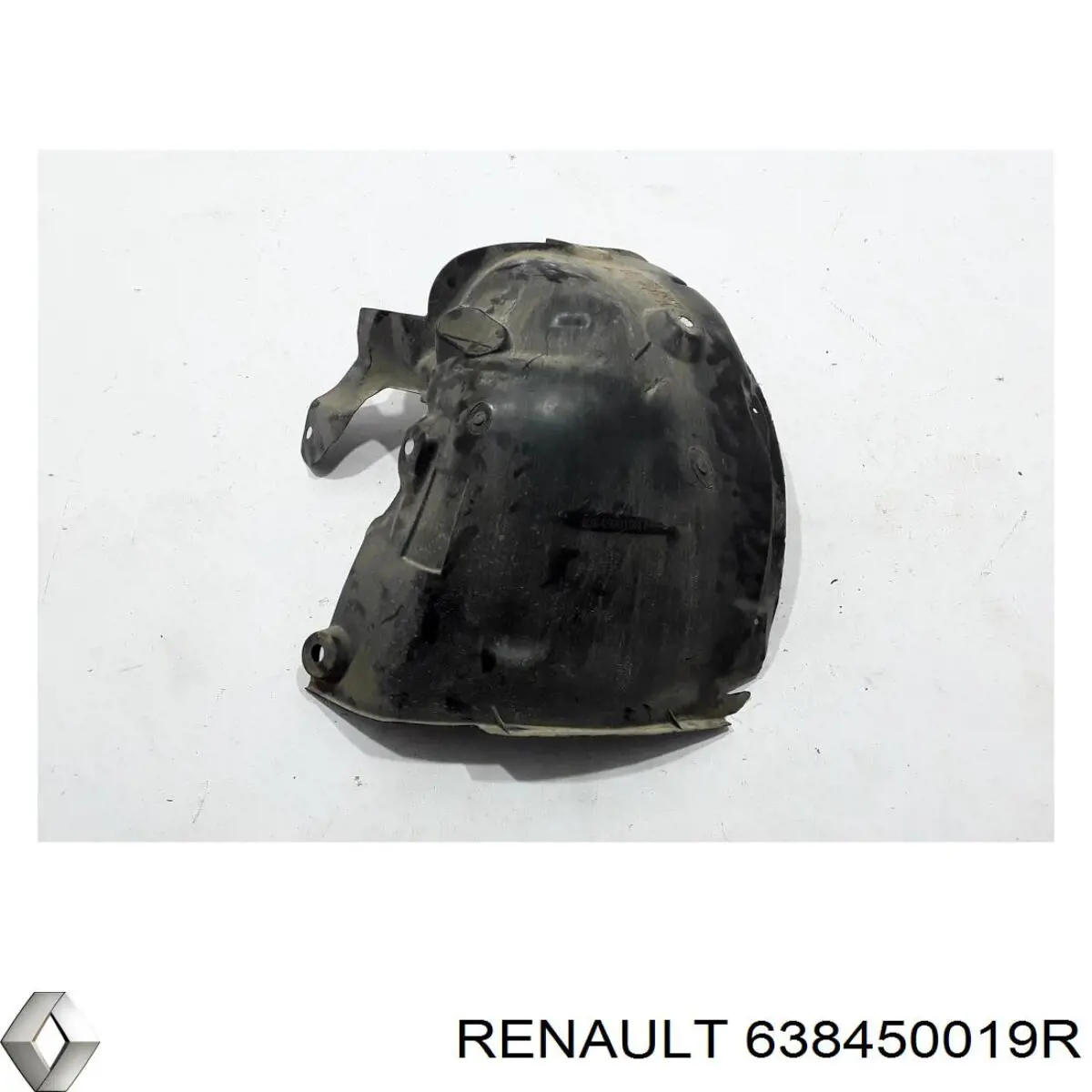 638450019R Renault (RVI) guardabarros interior, aleta delantera, izquierdo delantero