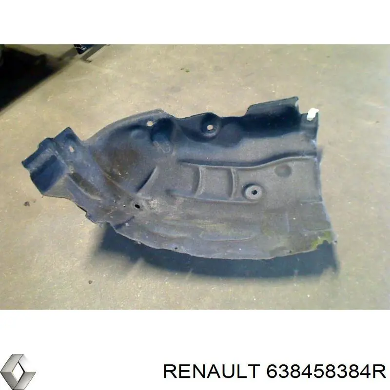 638452824R Renault (RVI) guardabarros interior, aleta delantera, izquierdo delantero