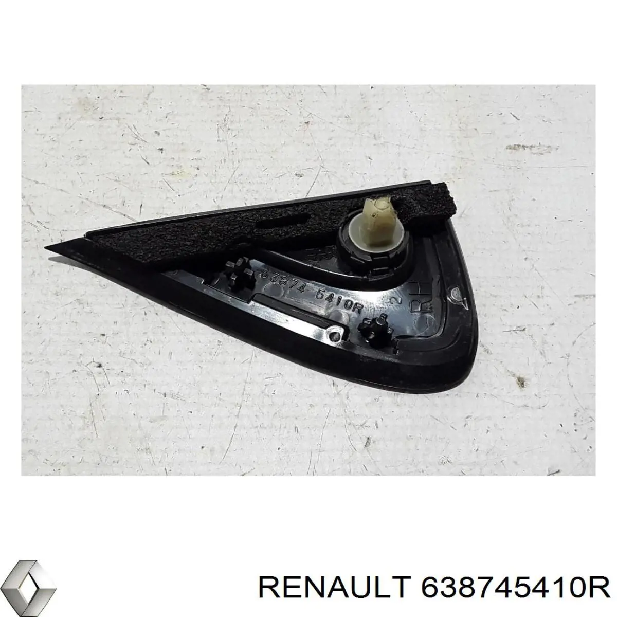 638745410R Renault (RVI) Moldura de guardabarros delantero derecho