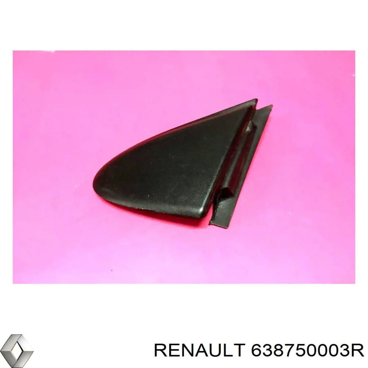 Moldura del guardabarros delantero izquierdo 638750003R Renault (RVI)