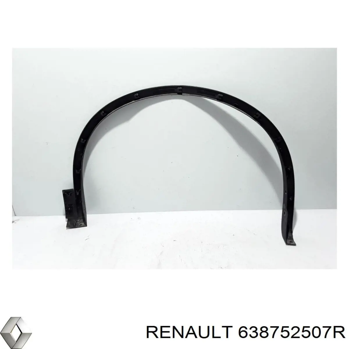 638752507R Renault (RVI) Extensión de aleta delantera izquierda