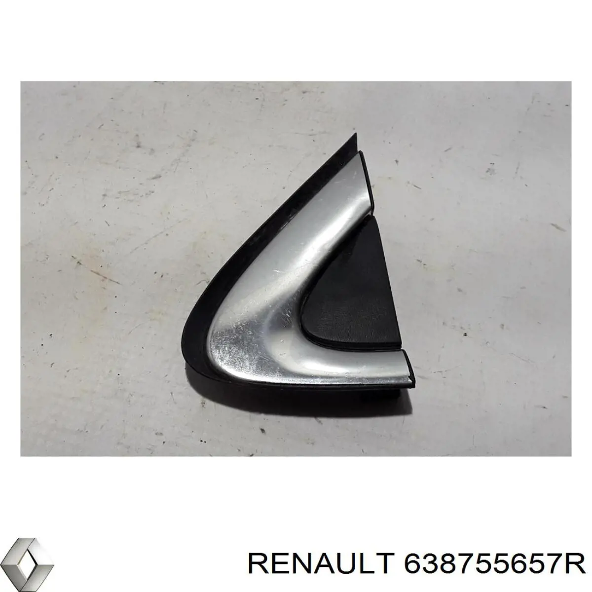 Moldura de guardabarros delantero izquierdo 638755657R Renault (RVI)