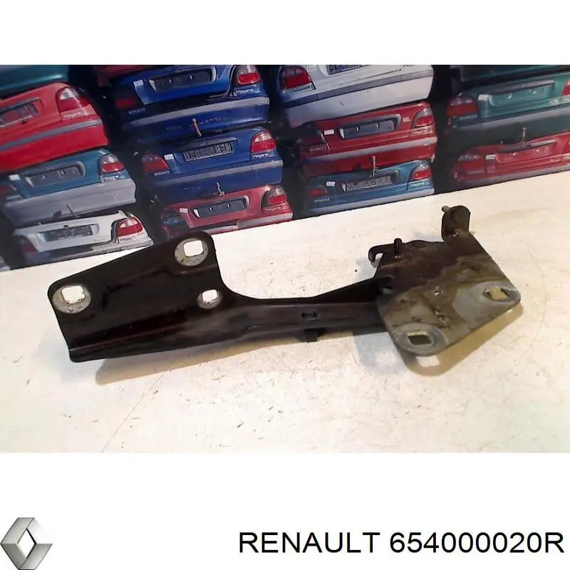 654000020R Renault (RVI) bisagra, capó del motor derecha