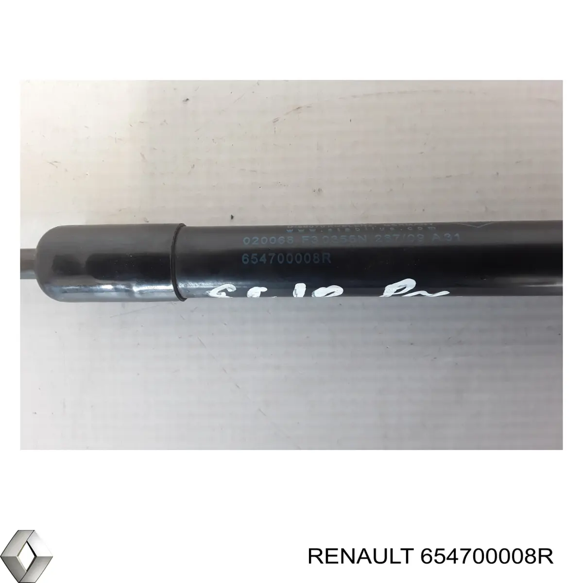 Amortiguador de capó 654700008R Renault (RVI)