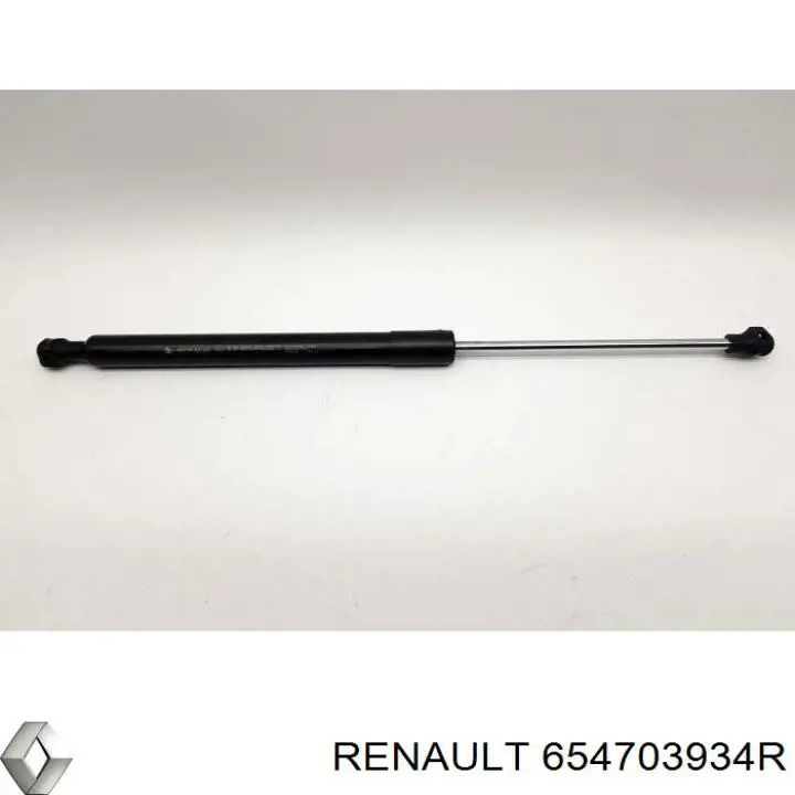 654703934R Renault (RVI) muelle neumático, capó de motor