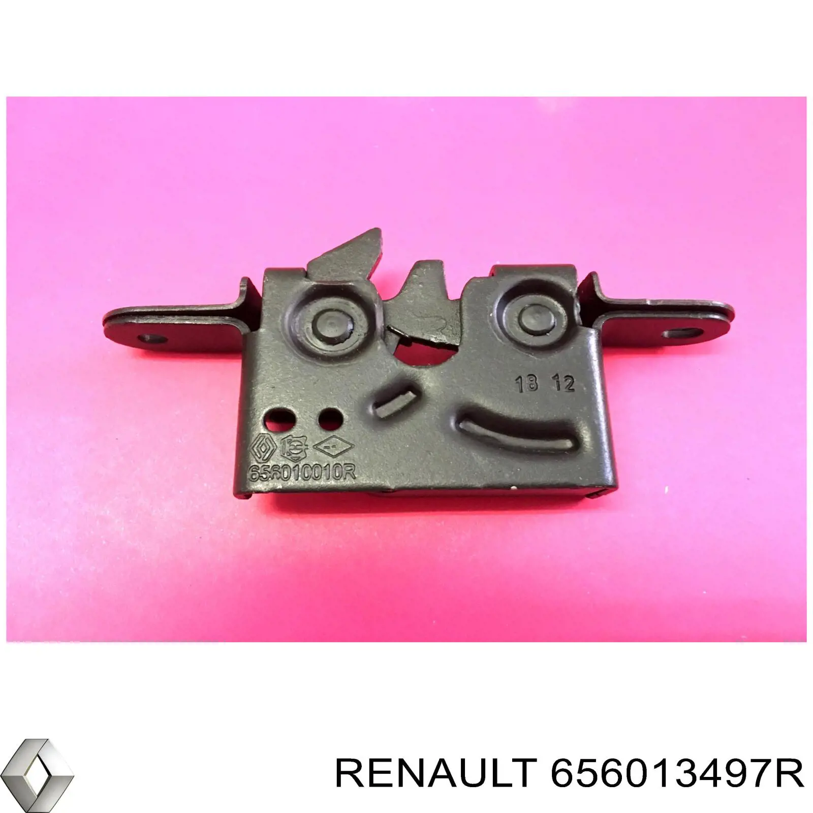 656013497R Renault (RVI) cerradura del capó de motor