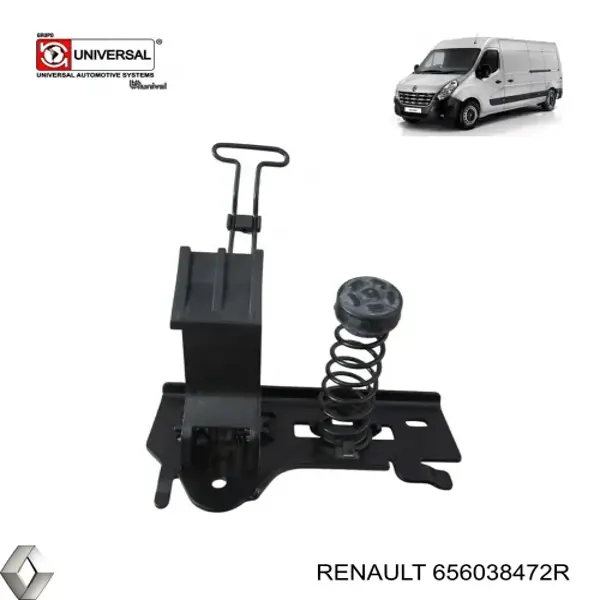 Soporte del cierre del capó Renault (RVI) 656038472R precio, desde 60,98 EUR