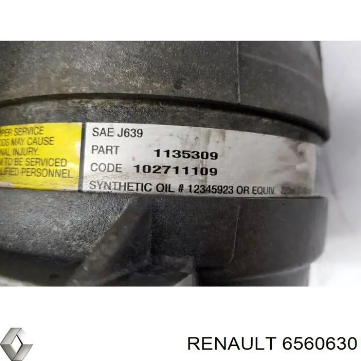 Compresor ac Renault (RVI) 6560630 precio, desde 107,99 EUR