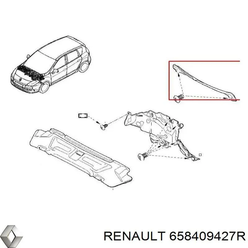 Aislamiento del Capó Renault Kangoo 2 (FW0)