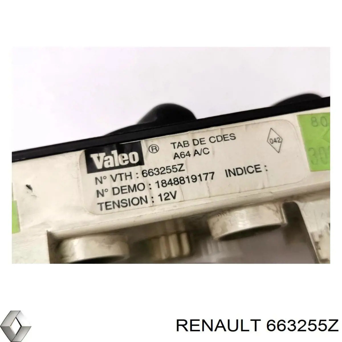  Renault (RVI) 663255Z precio, desde 59,53 EUR