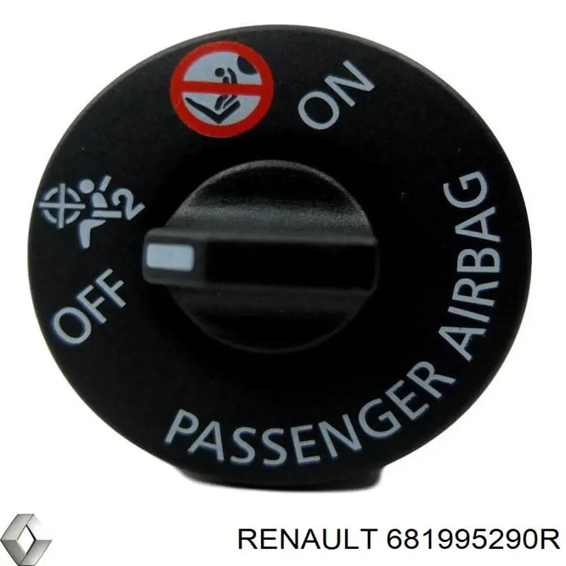AIRBAG Botón de desactivación del airbag para Renault Trafic (EG)