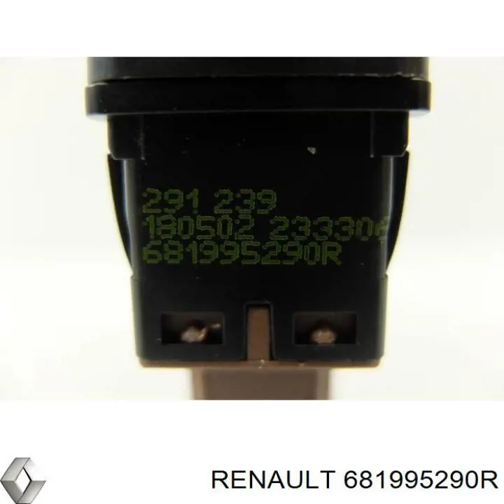 Botón de desactivación del airbag Renault (RVI) 681995290R precio, desde 27,59 EUR