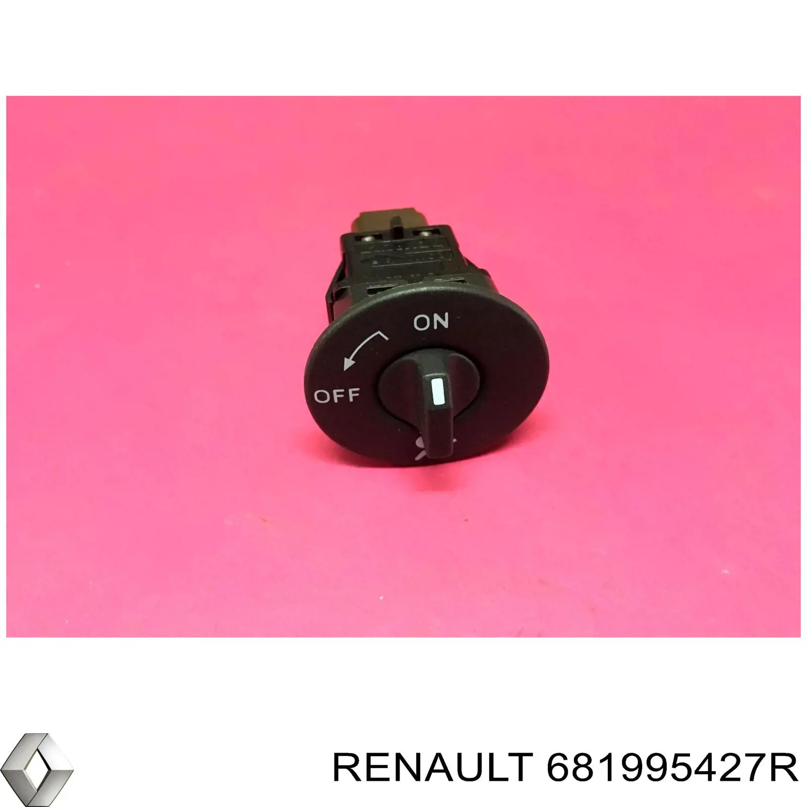 Interruptor de desactivación del airbag del pasajero Renault (RVI) 681995427R precio, desde 31,94 EUR
