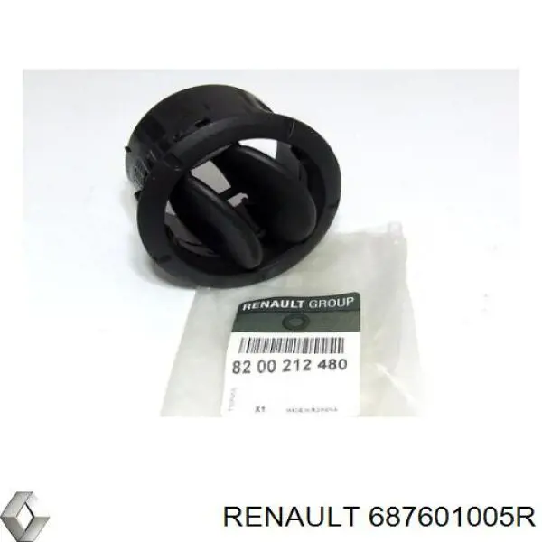687601005R Renault (RVI) rejilla aireadora de salpicadero