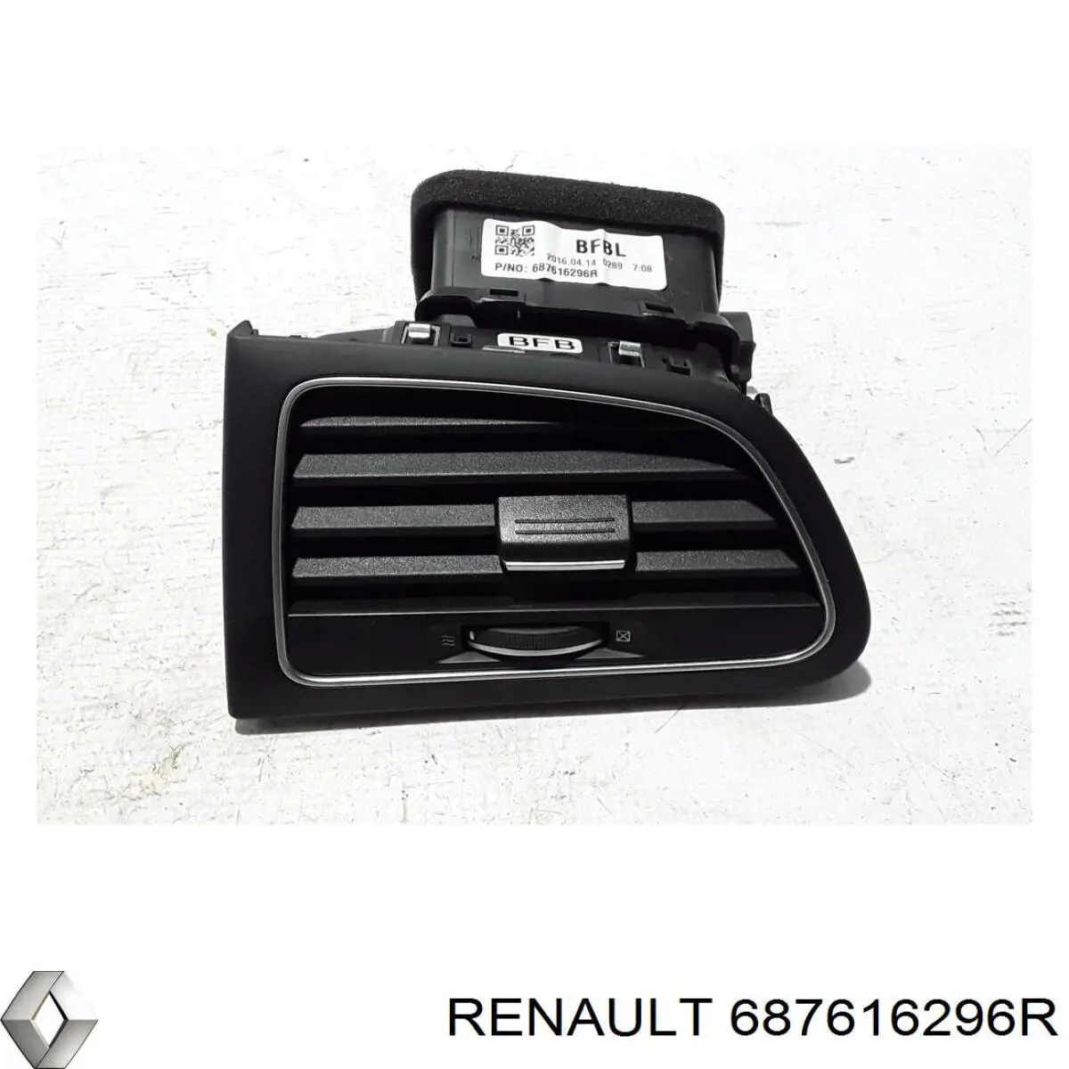 Rejilla de ventilación izquierda del salpicadero Renault (RVI) 687616296R precio, desde 66,79 EUR