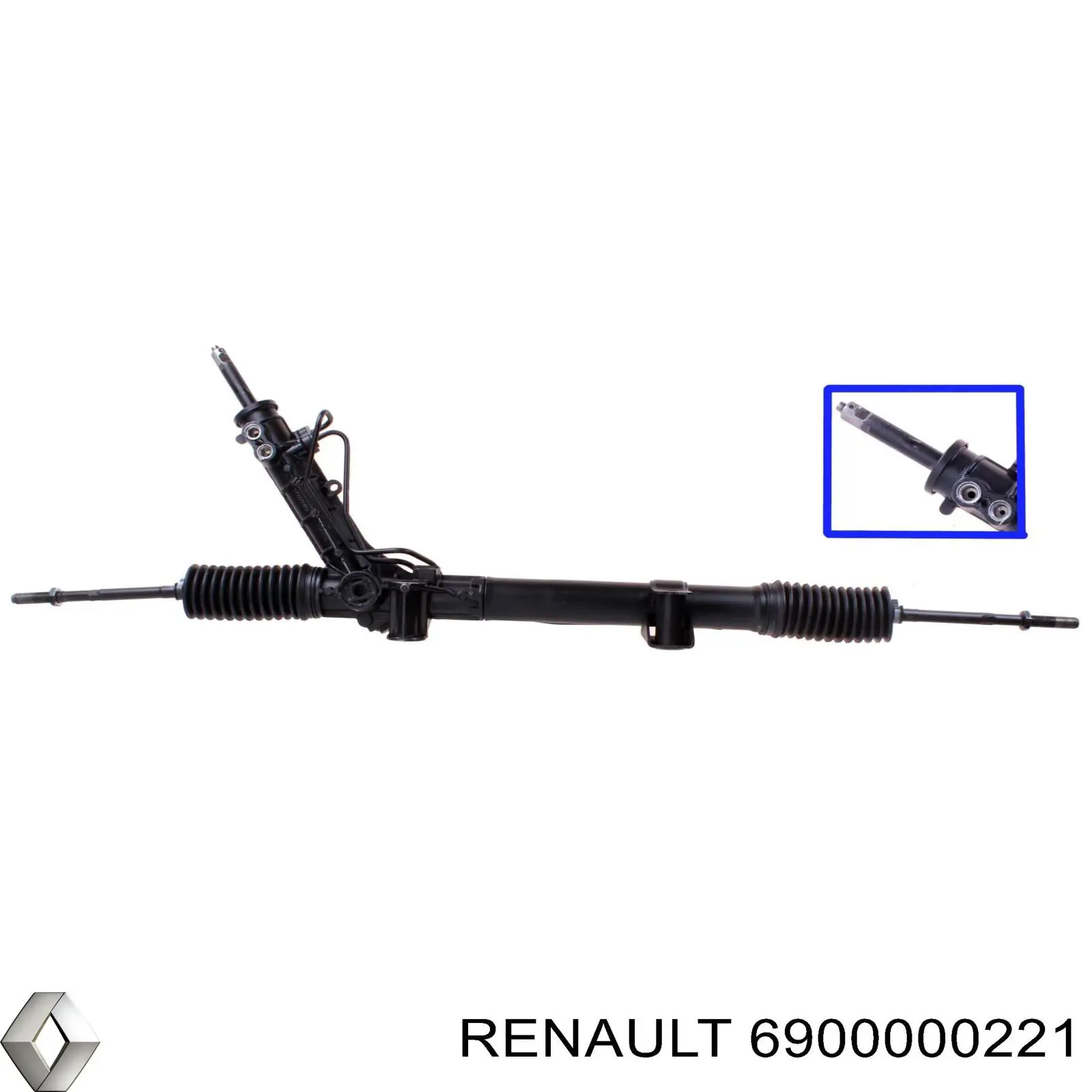 6900000221 Renault (RVI) cremallera de dirección