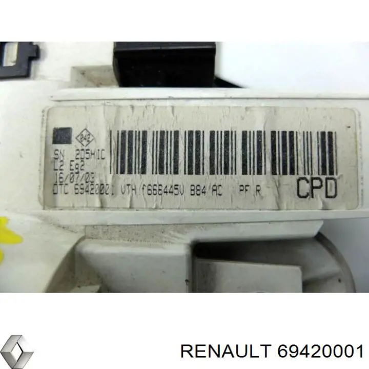 69420001 Renault (RVI) unidad de control, calefacción/ventilacion