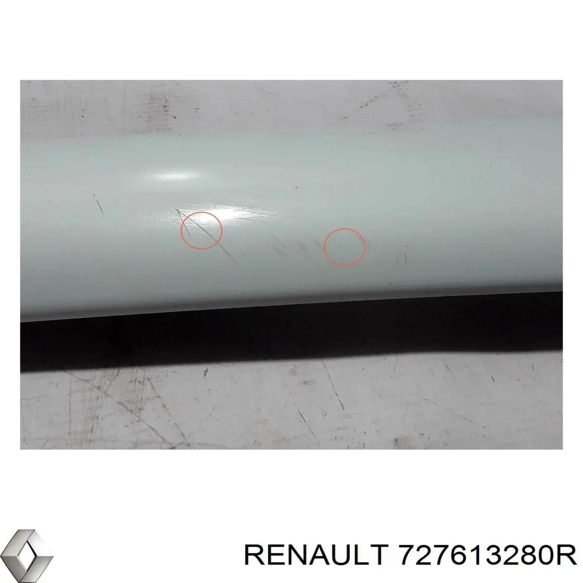 727613280R Renault (RVI) Moldura izquierda del parabrisas