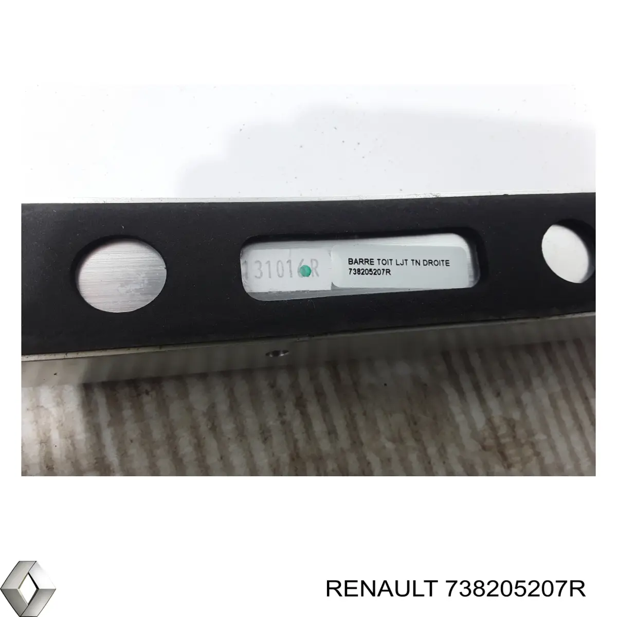 Riel de techo derecho Renault (RVI) 738205207R precio, desde 119,06 EUR