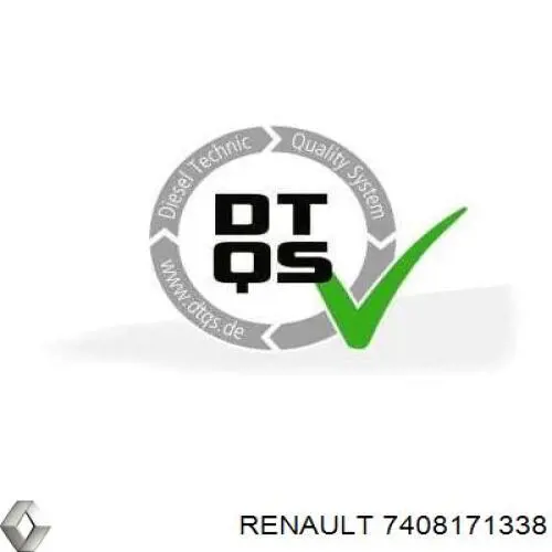 7408171338 Renault (RVI) tuerca, rueda cónica
