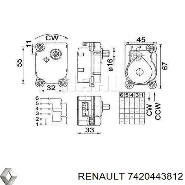 7420443812 Renault (RVI)