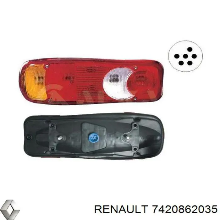 5511944RUE Depo/Loro/Abakus Piloto trasero derecho