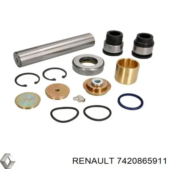 Juego de reparación de pivote de muñón de dirección 7420865911 Renault (RVI)