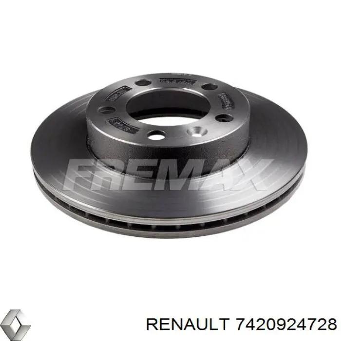 Disco de freno 7420924728 Renault (RVI)