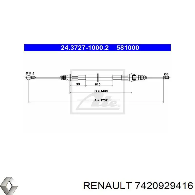 7420929416 Renault (RVI)