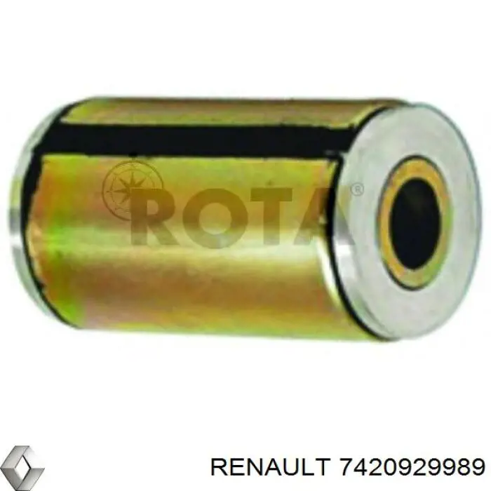 7420929989 Renault (RVI) Buje de ballesta delantera