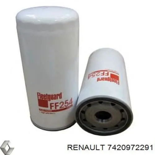 Filtro de combustible 7420972291 Renault (RVI)