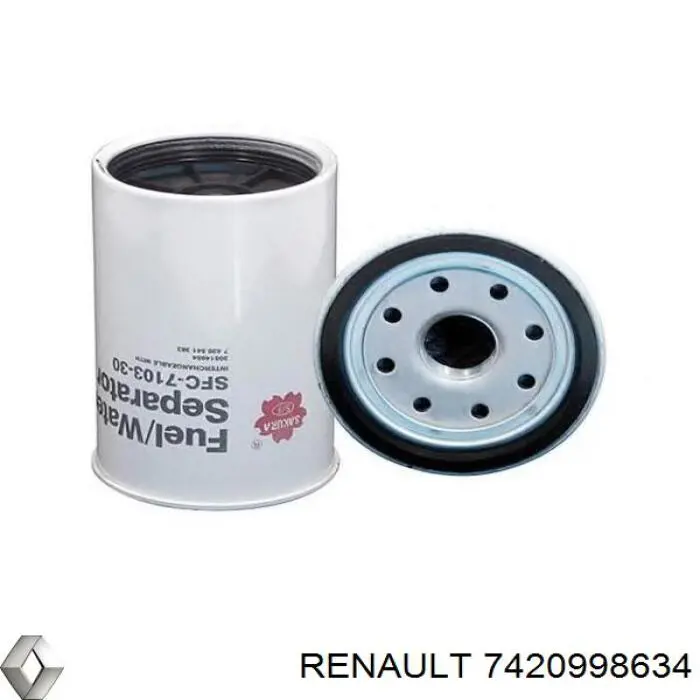 Filtro combustible Renault (RVI) 7420998634 precio, desde 23,45 EUR