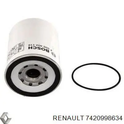 Comprar 7420998634 Renault (RVI) Filtro diesel
