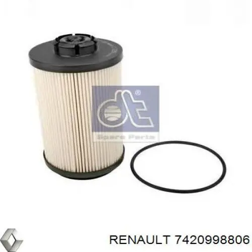 Filtro de combustible 7420998806 Renault (RVI)